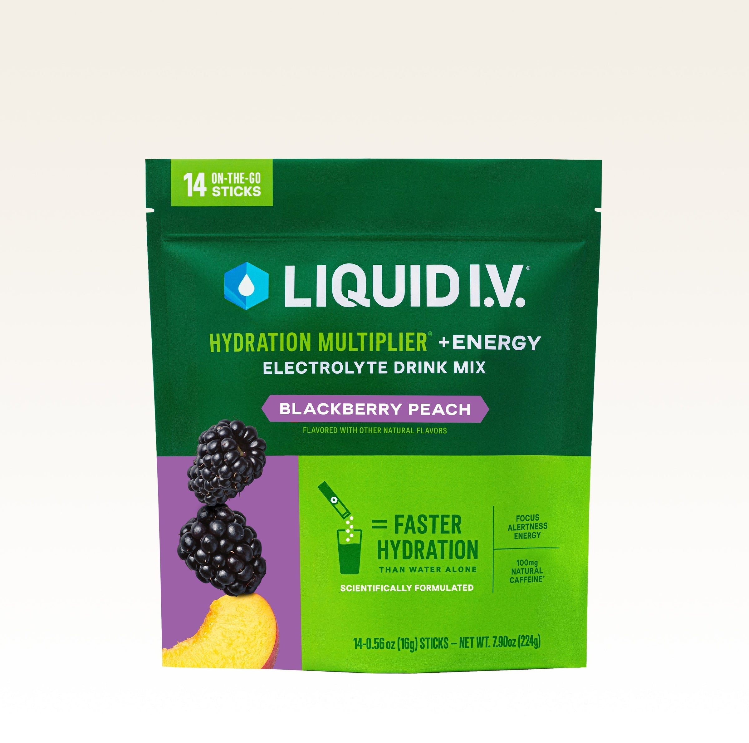Blackberry Peach Hydration Multiplier® +Energy - Fresh Active Pack