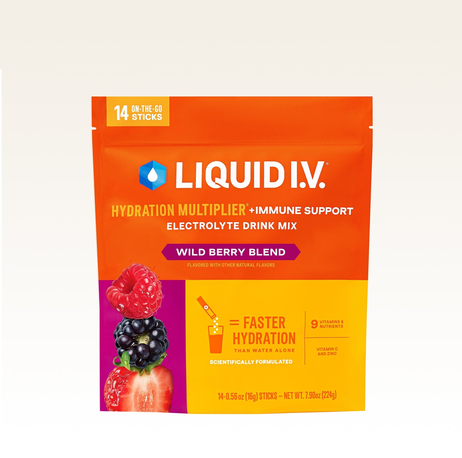 Wild Berry Blend Hydration Multiplier® +Immune Support - Fresh Blend