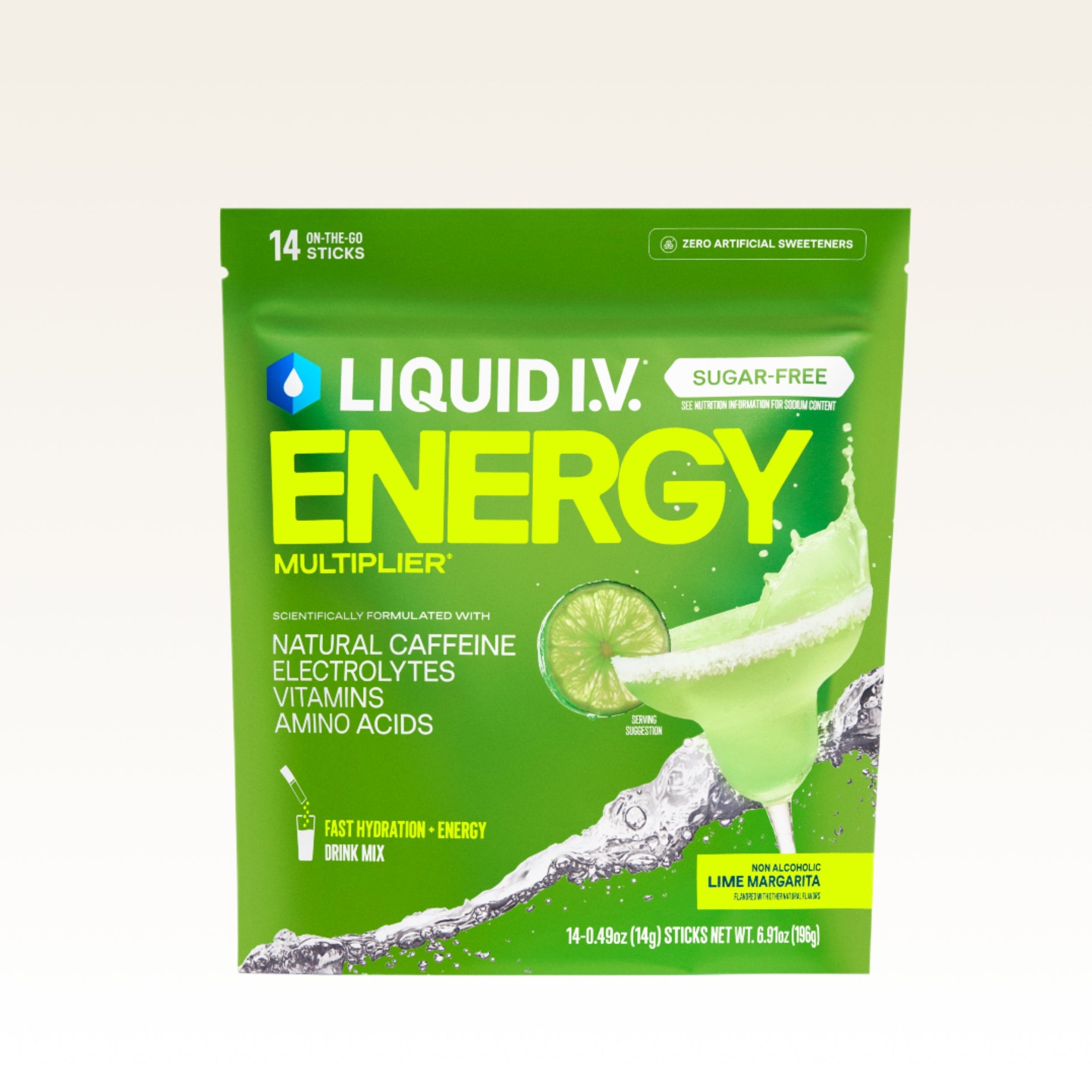 Lime Margarita Mocktail Sugar-Free Energy Multiplier® - Energy Boost